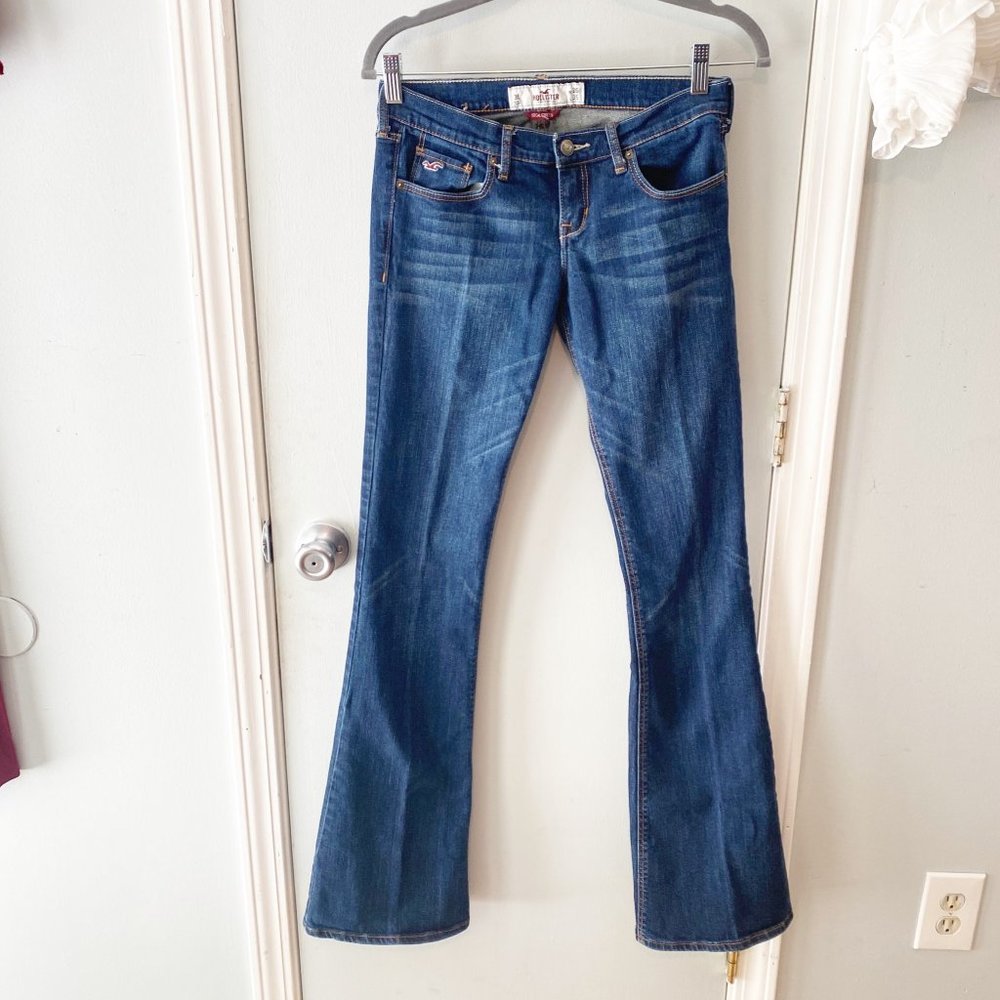 Hollister Social Stretch Flare Jeans Size 3L 